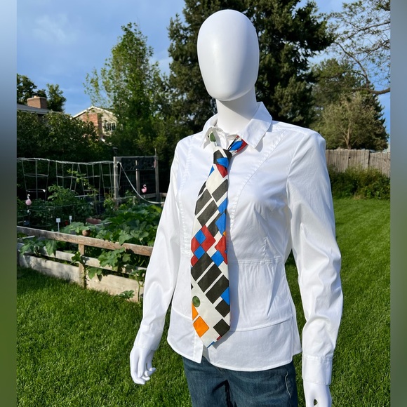 Vintage Continental Polyester Tie - Picture 1 of 6